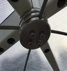Precision CNC-machined spider fitting and cable assembly