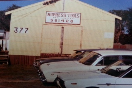 The early Nupress Tools workshop, Newcastle